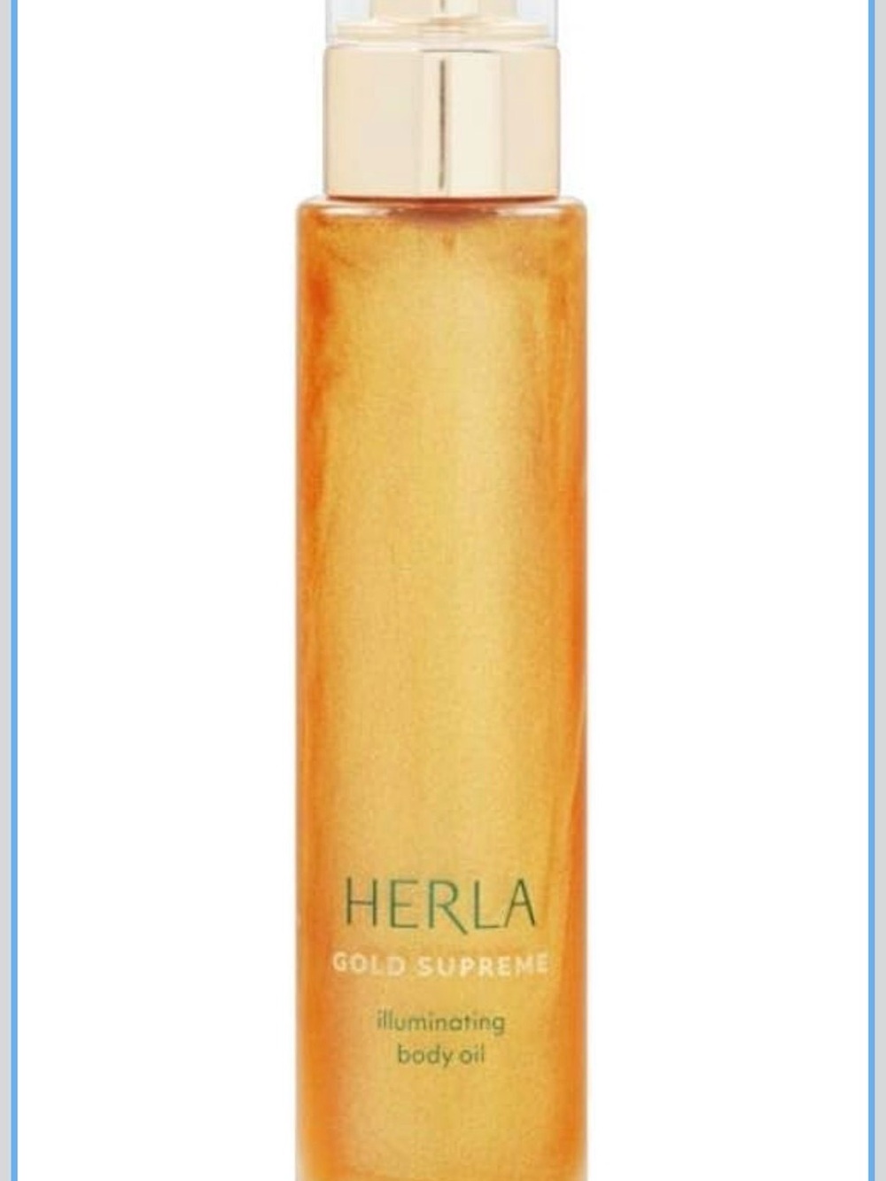 Herla Gold Shimmer Illuminating Body Oil - Gold